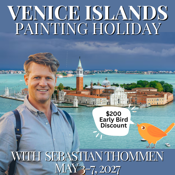 Deposit for Venice Painting Holiday 2027