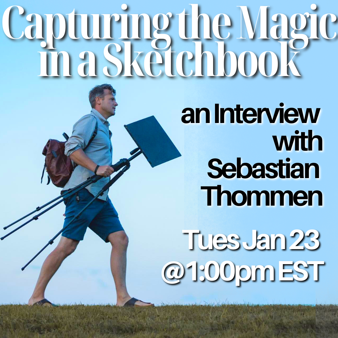 Capturing the Magic in a Sketchbook, an Interview with Sebastian Thommen
