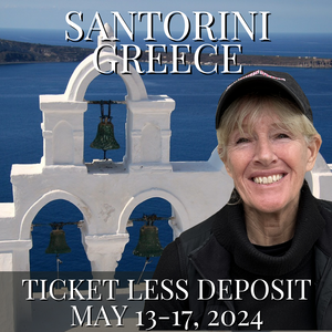 Ticket less Deposit for Santorini Vacation Workshop