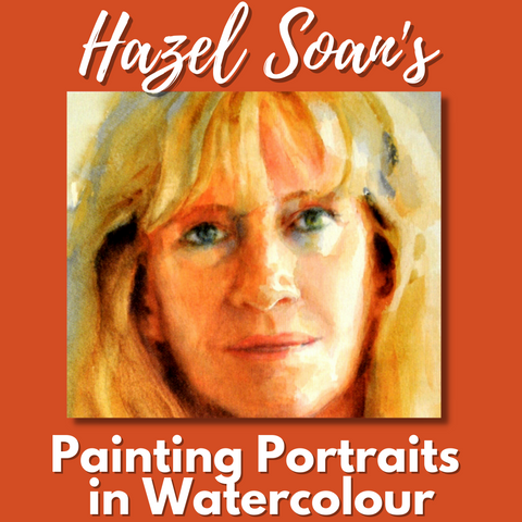 Hazel Soan's online workshop Painting Portraits in Watercolour